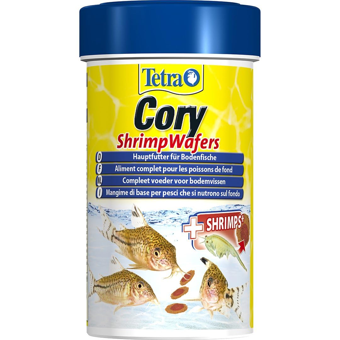 tetra-cory-shrimpwafers-fischfutter-f-r-bodenfische-100-ml-dose-mit-10-shrimps image 4