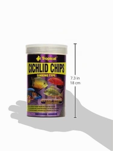 tropical-cichlid-chips-f-r-mittlere-und-gro-e-cichliden-1-liter-520-g image 4