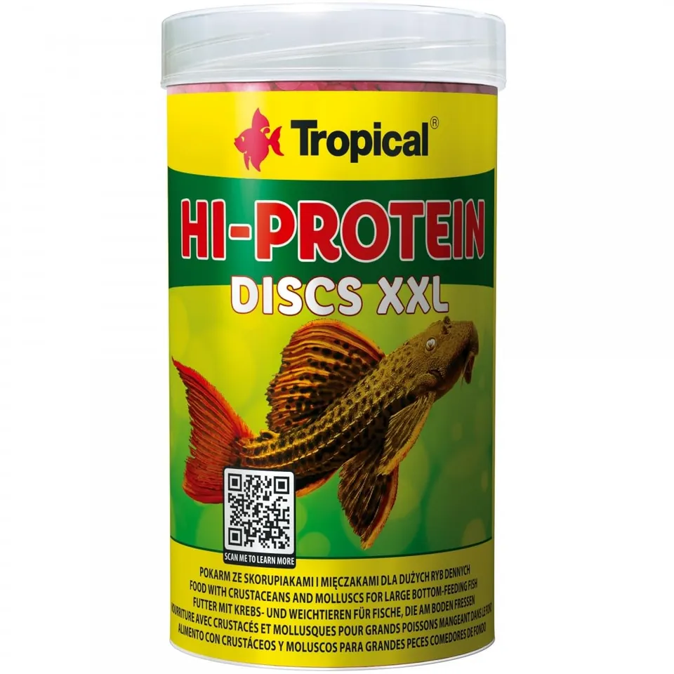 tropical-hi-protein-discs-xxl-bodenfischfutter-250-ml image 1