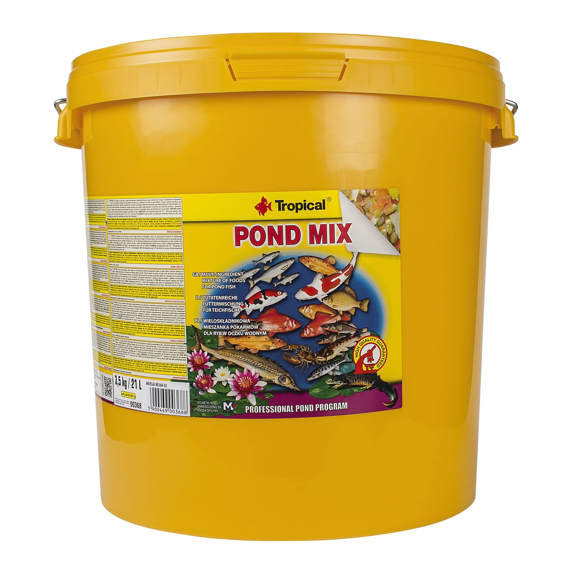tropical-pond-mix-teichfisch-mischfutter-21-l-3-5-kg image 1