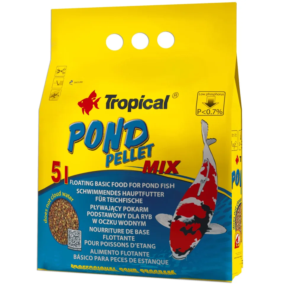 tropical-pond-pellet-mix-schwimmfutter-5-l-650-g image 1