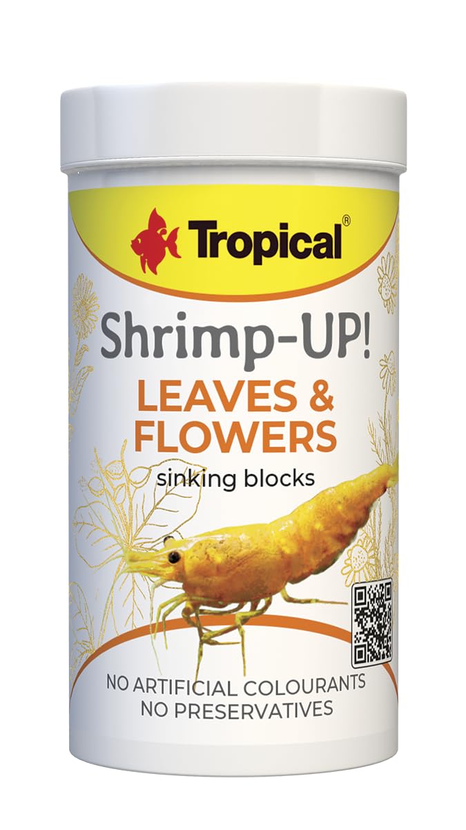 tropical-shrimp-up-leaves-flowers-garnelenfutter-100-ml image 1