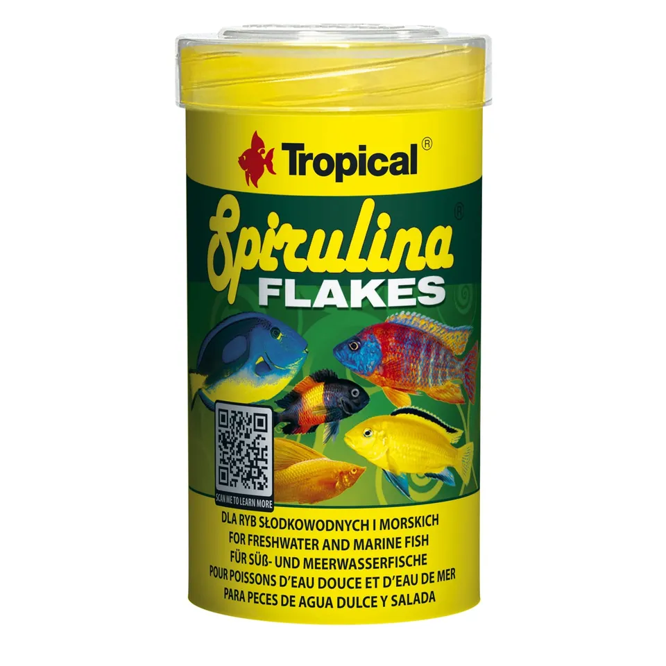 tropical-spirulina-flakes-flockenfutter-100-ml-mit-vitamin-c image 1