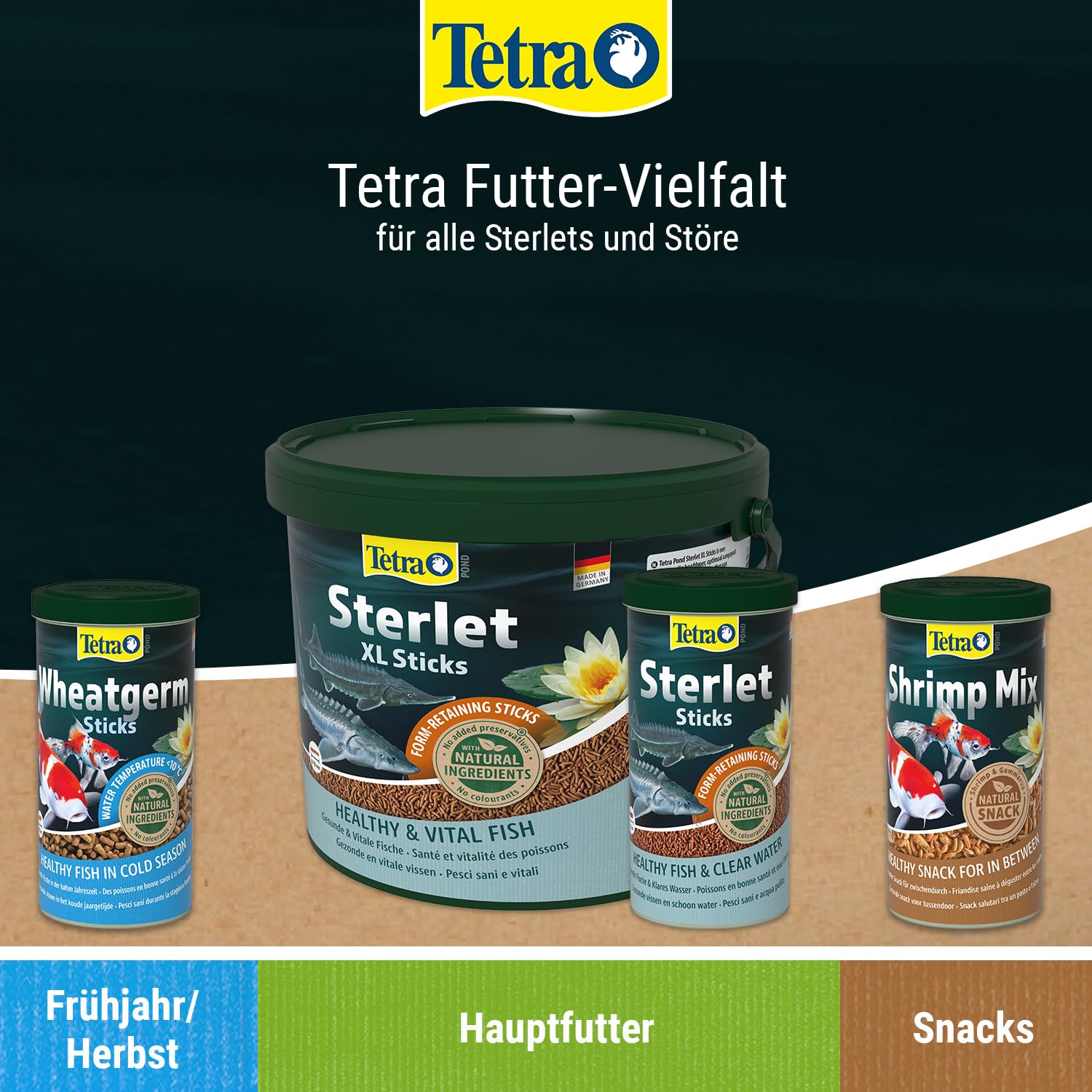 tetra-pond-sterlet-sticks-st-rfutter-1-l-dose-schnell-sinkend-formstabil image 7