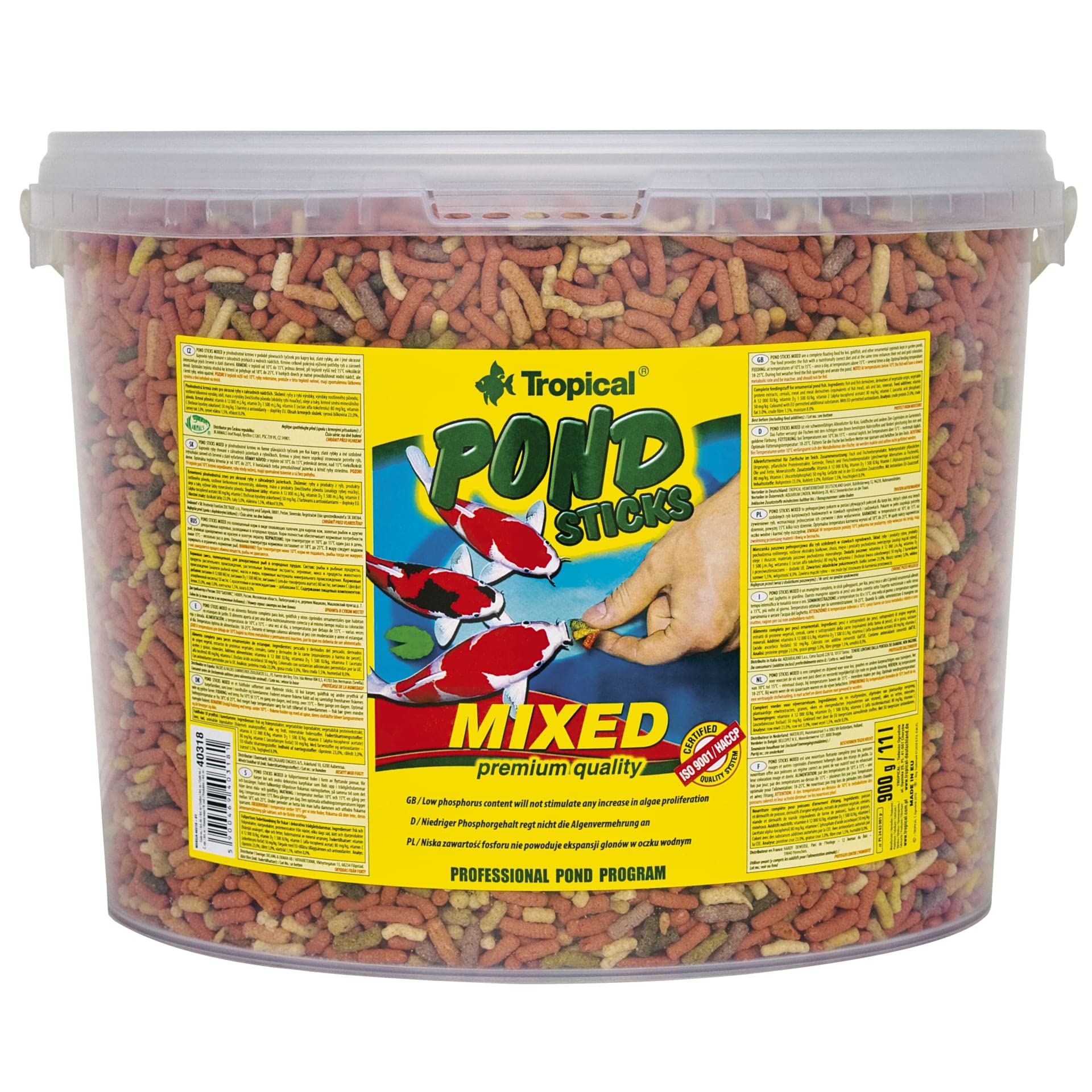 tropical-pond-sticks-mixed-11-l-900-g-teichfischfutter-sticks image 1