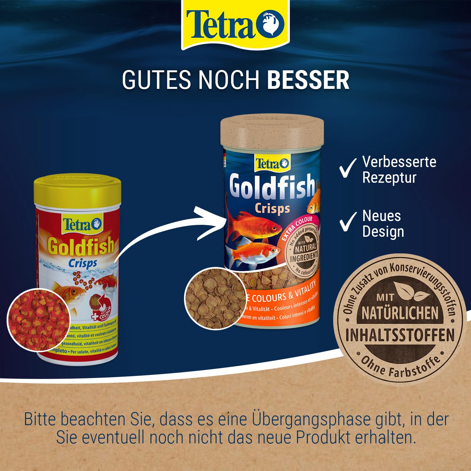tetra-goldfish-crisps-goldfischfutter-250-ml-dose-f-r-kaltwasserfische image 2