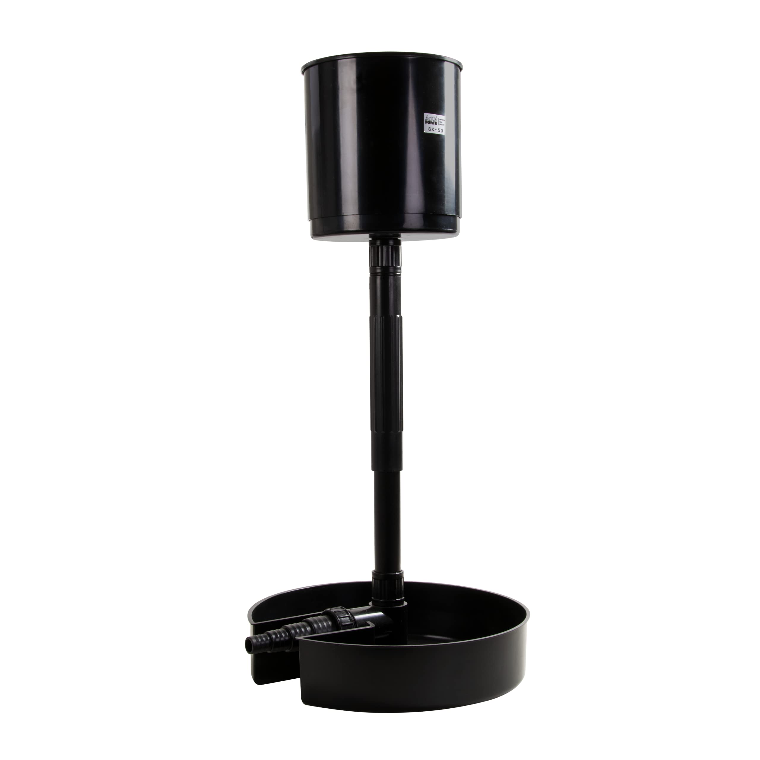 aquaforte-schwimmender-stand-skimmer-teichskimmer-30x35x34-cm-schwarz image 1
