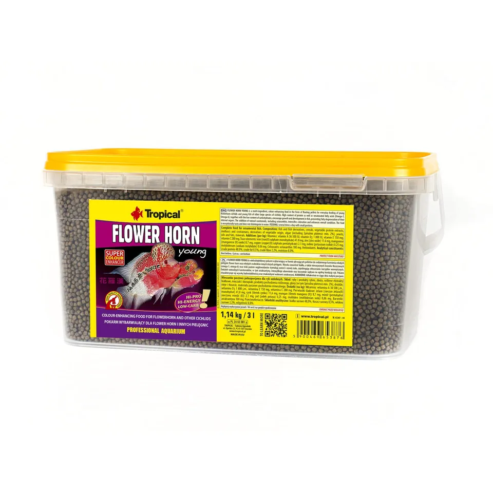 tropical-flower-horn-young-pellet-fischfutter-3000-ml image 1