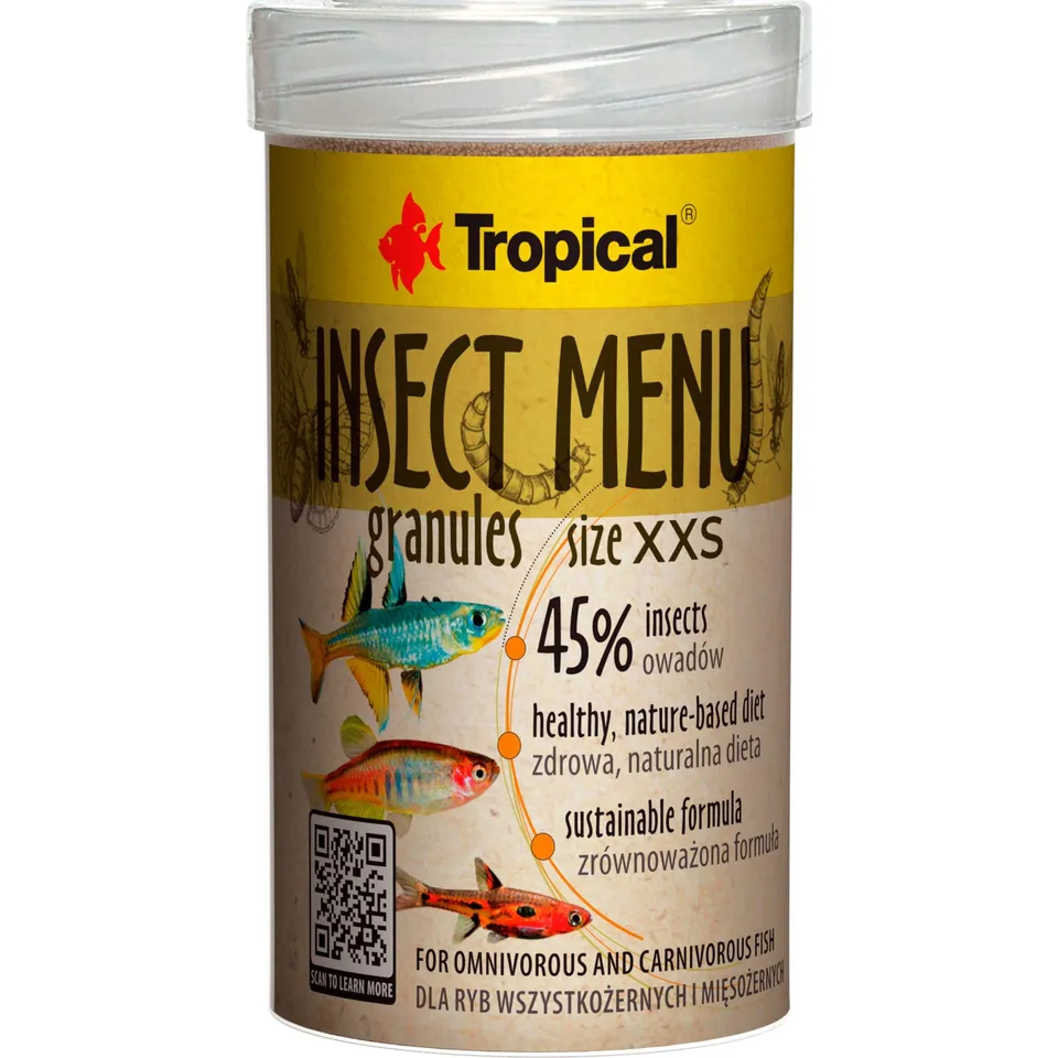 tropical-insect-menu-granules-size-xxs-100-ml-64-g-insektenfutter image 1