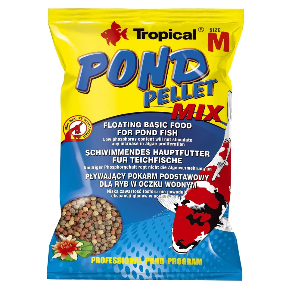tropical-pond-pellet-mix-size-m-1l-teichfutter-f-r-koi-und-goldfische image 1