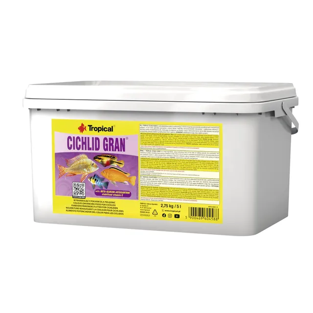 tropical-cichlid-gran-farb-granulat-mit-beta-glucan-5-liter image 1