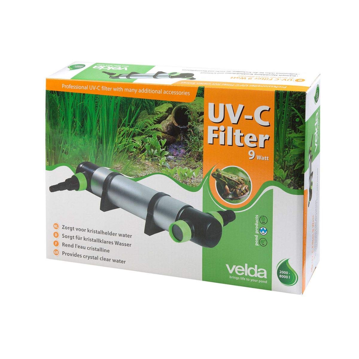 velda-126516-uv-c-filter-9-watt-elektronischer-algenentferner-bis-3500-liter image 2