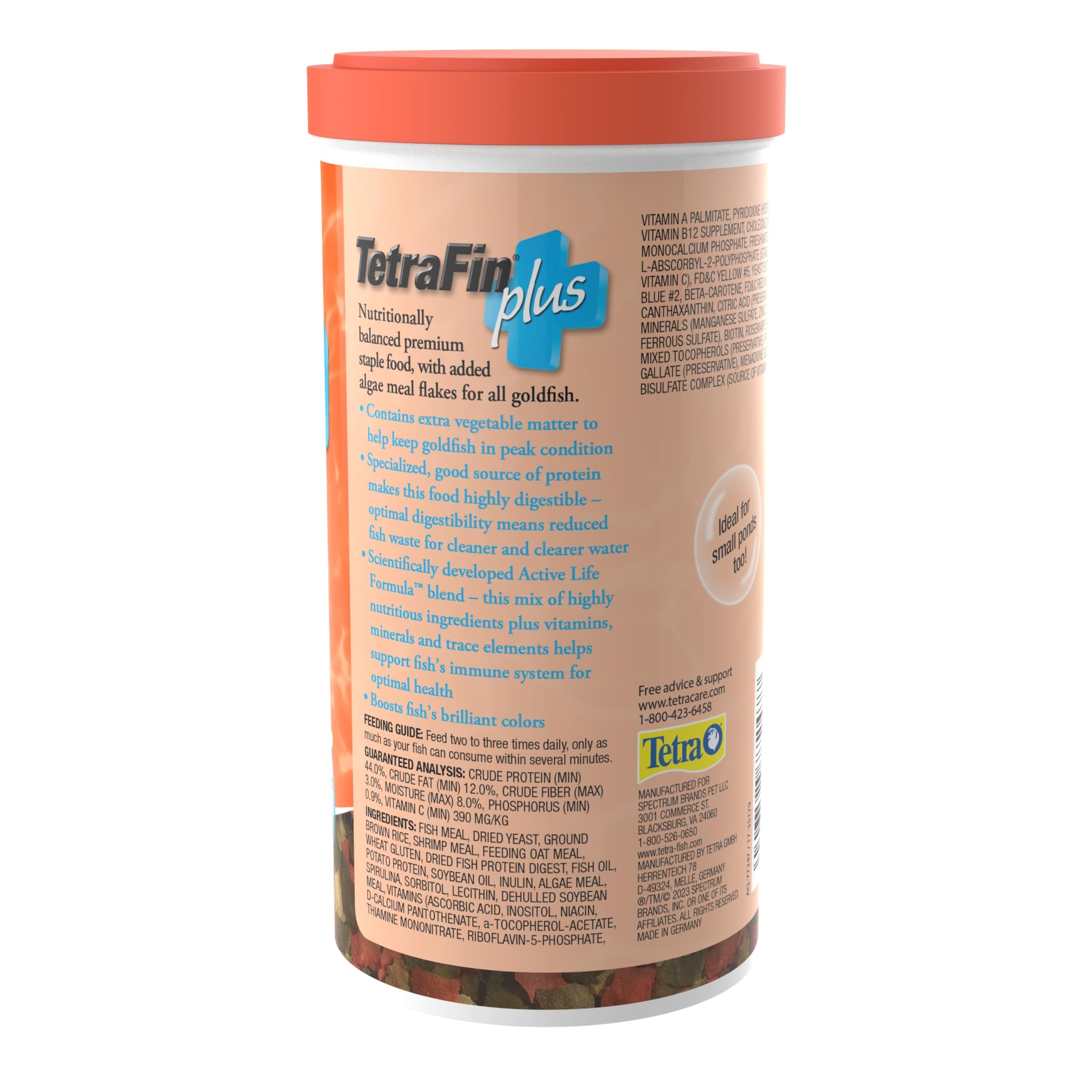 tetra-tetrafin-plus-goldfish-flakes-premium-goldfisch-flockenfutter-mit-spirulin image 5
