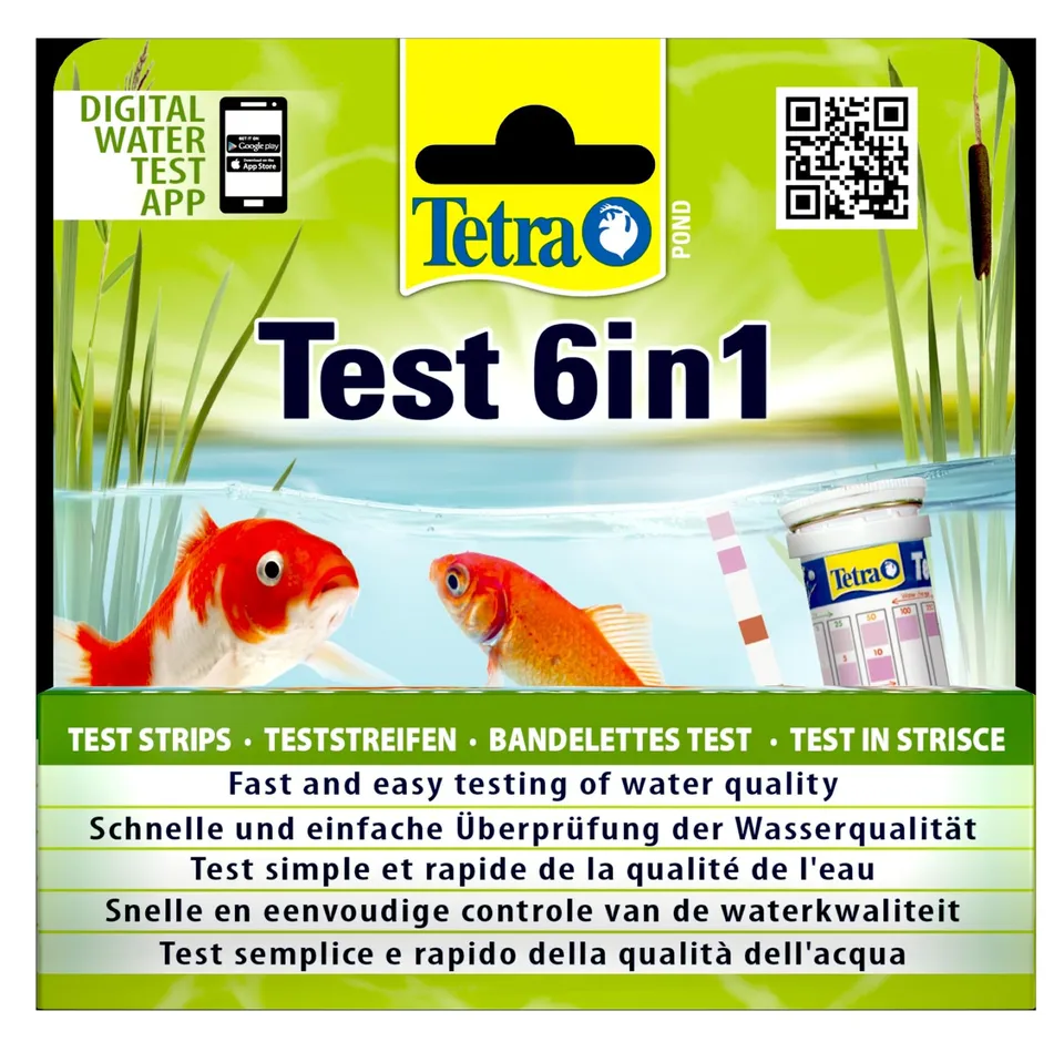 tetra-pond-test-6in1-wassertest-f-r-den-gartenteich-25-teststreifen image 1