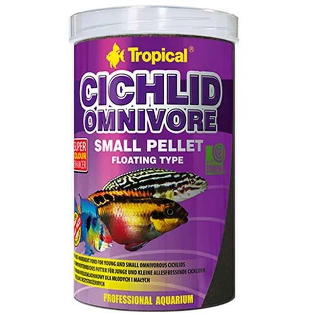 tropical-cichlid-omnivore-small-pellet-250-ml-aquarienfischfutter image 1