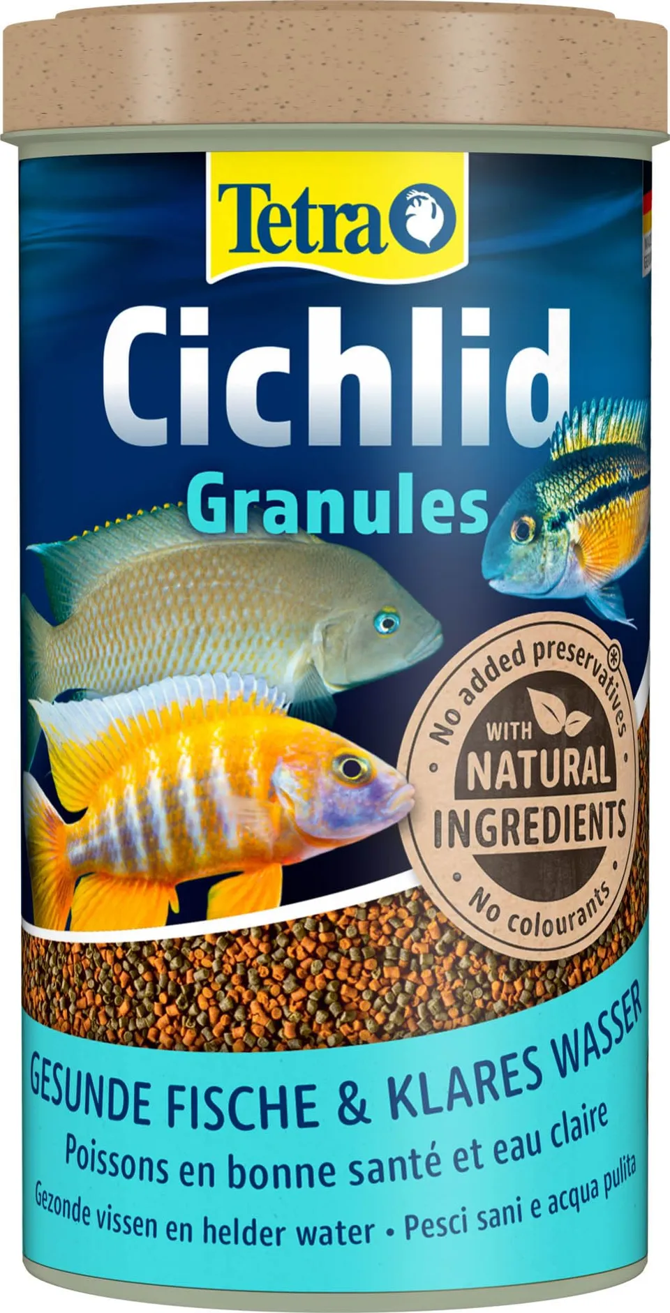tetra-cichlid-granules-hauptfutter-mix-500-ml-dose image 1