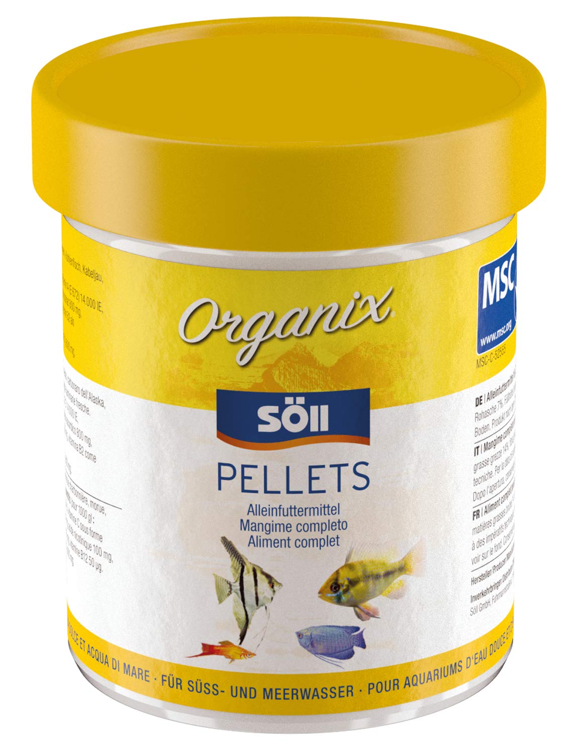 s-ll-81944-organix-pellets-130-ml-hauptfutter-f-r-kleine-fische image 1