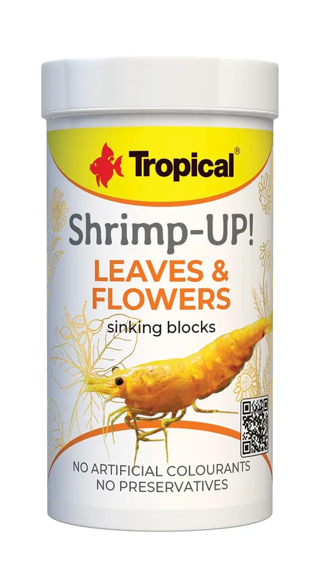 tropical-shrimp-up-leaves-flowers-garnelenfutter-100-ml image 1