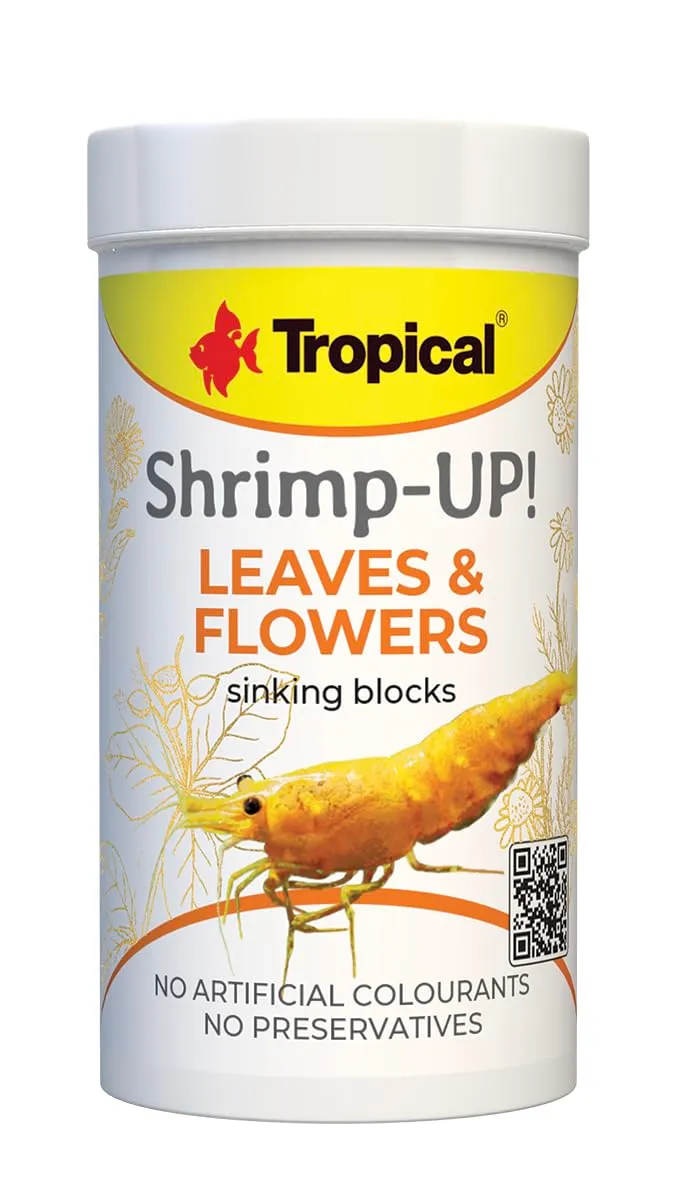 tropical-shrimp-up-leaves-flowers-garnelenfutter-100-ml image 1