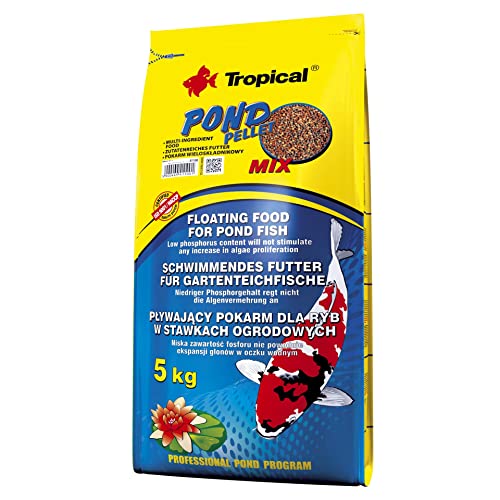 tropical-pond-pellet-mix-schwimmendes-teichfischfutter-5-kg-f-r-koi-goldfische-u image 3