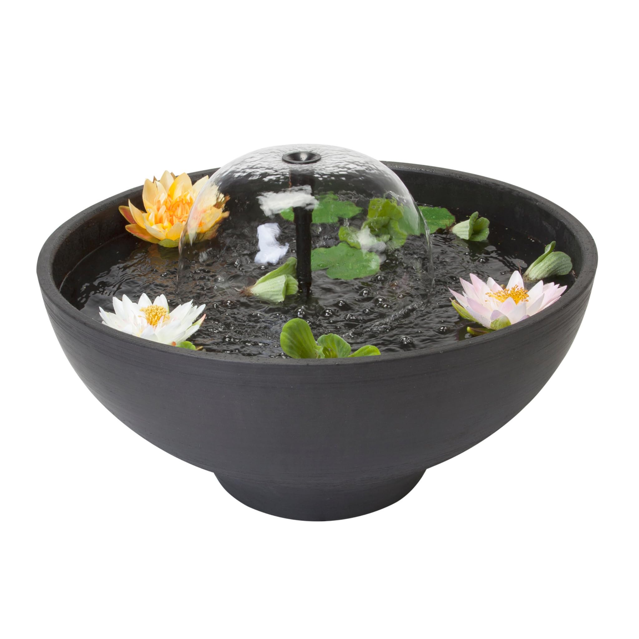velda-fountain-pond-round-75x35-cm-terrassenteich-mit-springbrunnenpumpe-und-pfl image 2