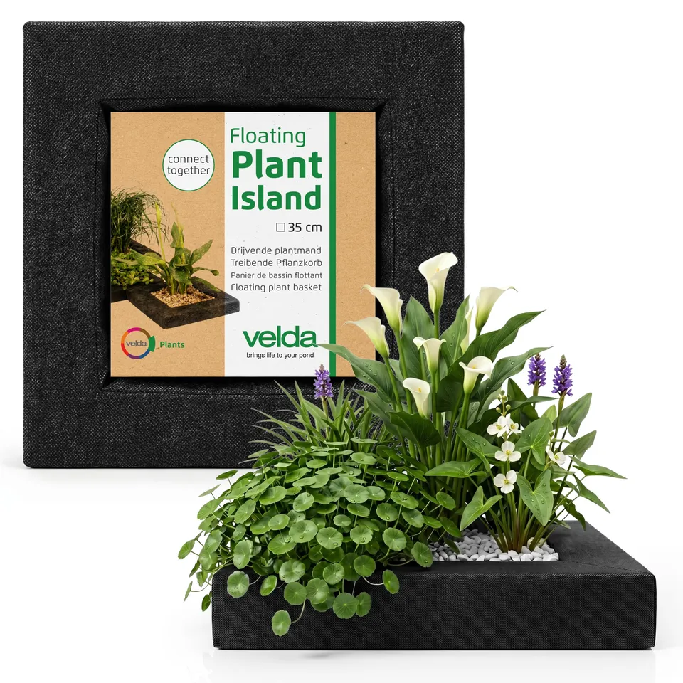 velda-floating-plant-island-pflanzinsel-eckig-35-cm-schwimmender-pflanzenkorb image 1