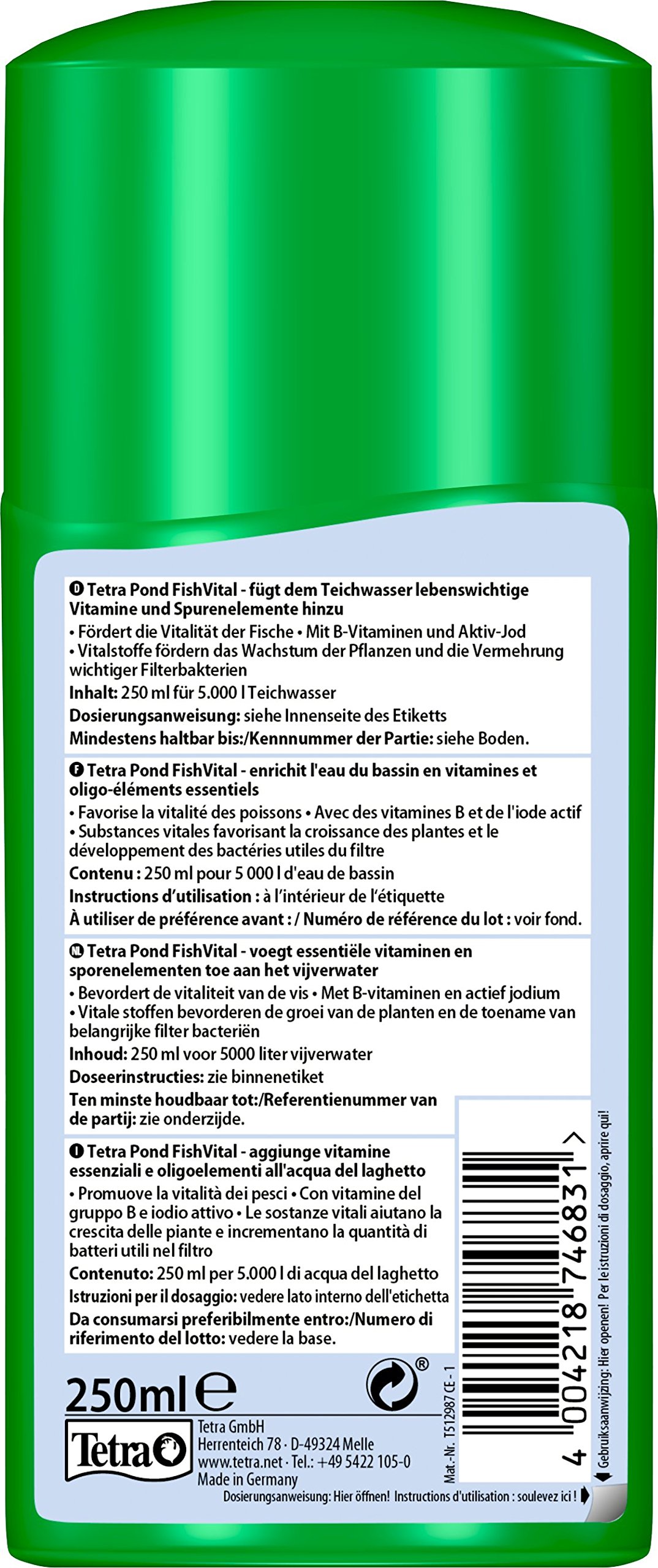 tetra-pond-fishvital-250-ml-vitalpflege-f-r-gartenteich-fische-und-pflanzen image 2