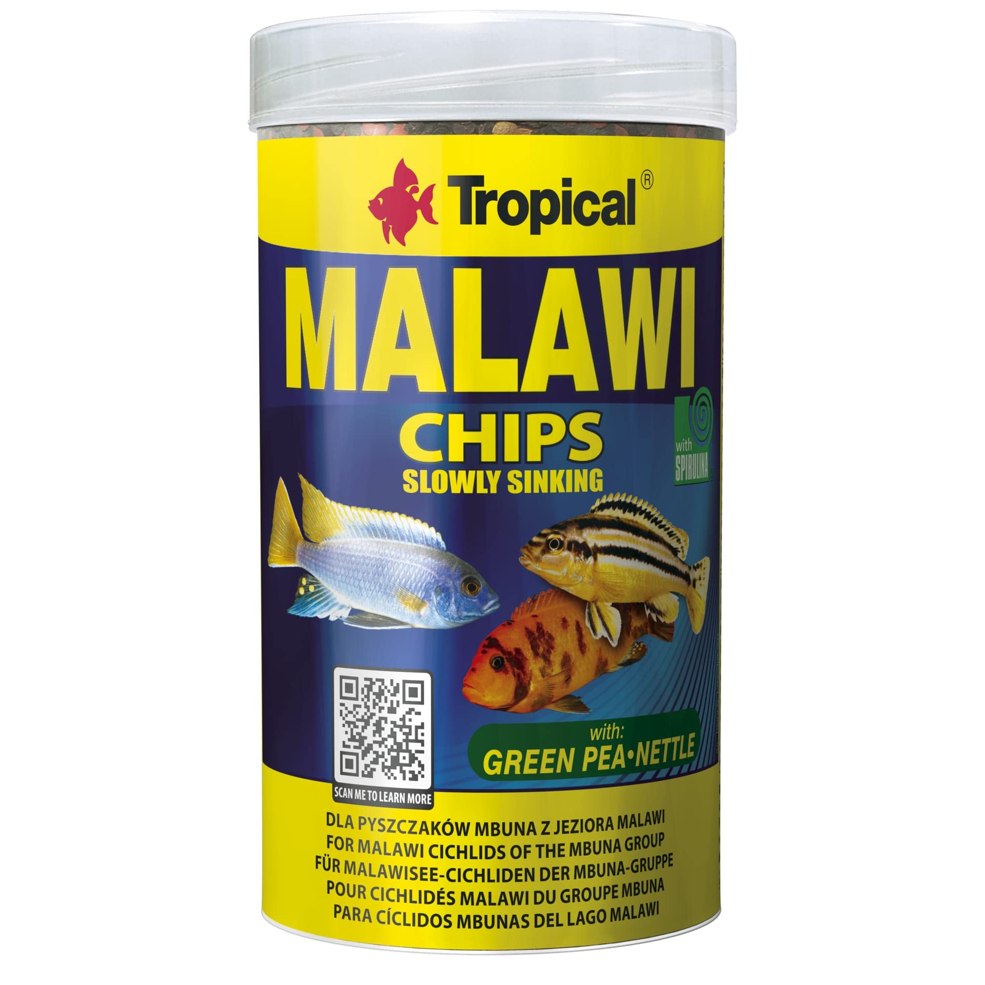 tropical-malawi-chips-pflanzen-chips-1-l-f-r-malawi-und-tanganjika-cichliden image 2