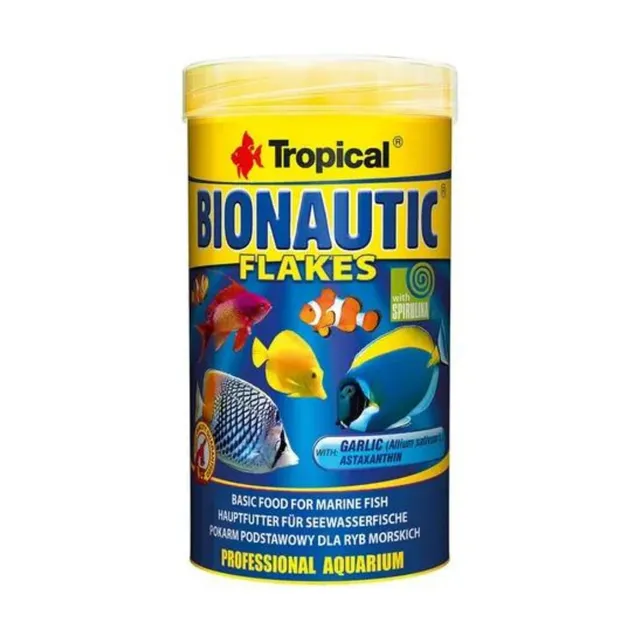 tropical-bionautic-flakes-mehrkomponenten-flockenfutter-250-ml-f-r-meerwasserfis image 1