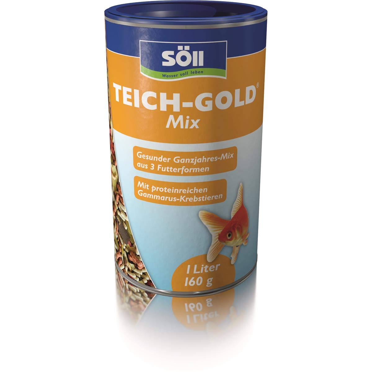 s-ll-teich-gold-mix-7-liter-ganzjahresfutter-sticks-flocken-gammarus image 4