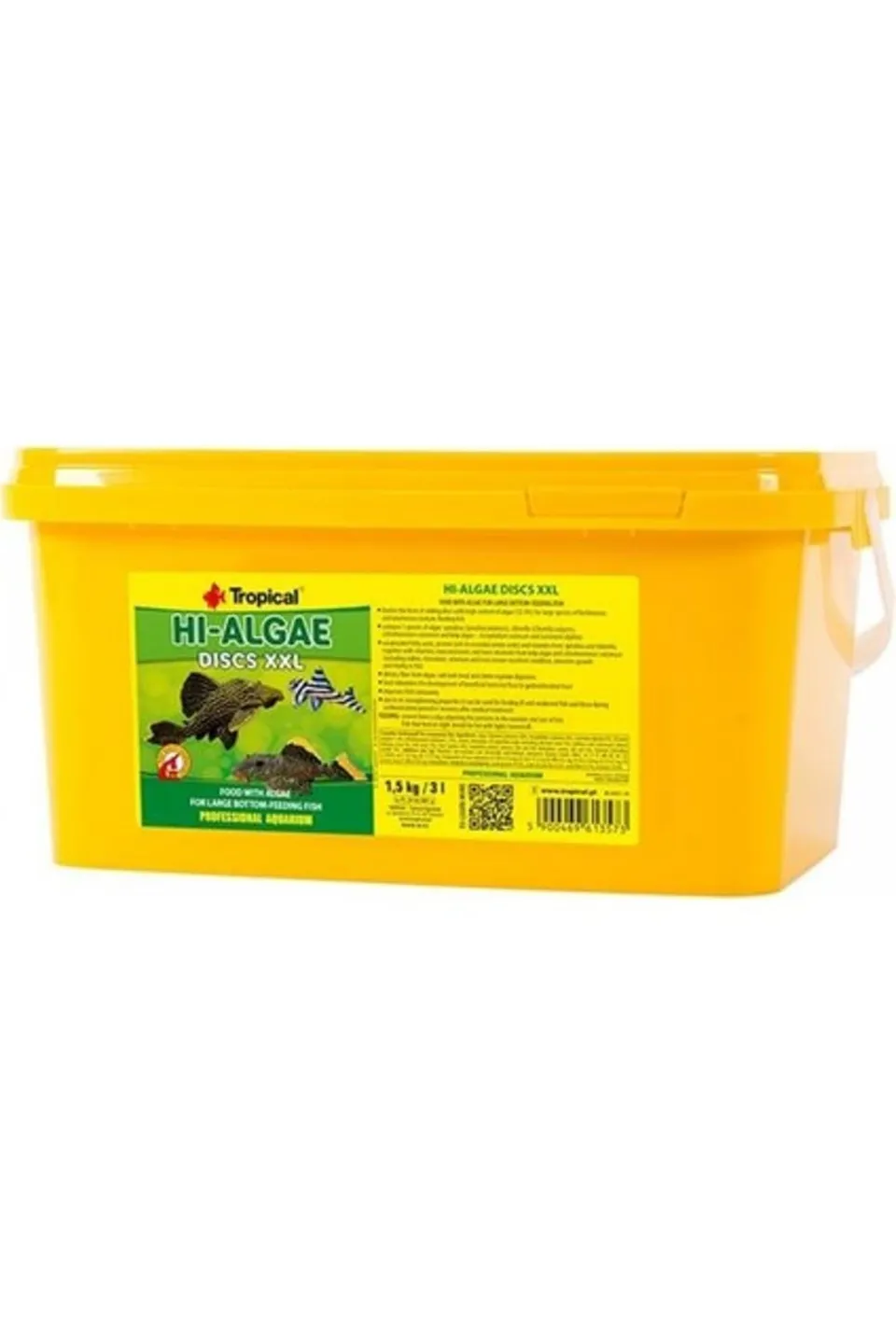 tropical-hi-algae-discs-xxl-5-l-sinkendes-futter-f-r-gro-e-bodenfische image 1