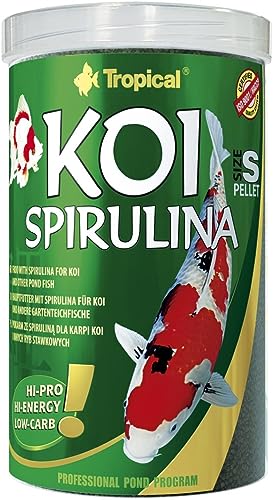 tropical-koi-spirulina-pellet-size-m-1000-ml-320-g-sommer-teichfutter-15-30-c image 3
