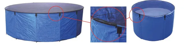 aquaforte-flexible-koi-bowl-120-cm-faltbecken-680-liter-blau image 1