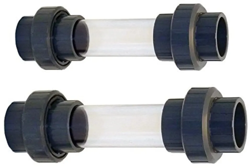 aquaforte-sichtglas-mit-3-3-kupplung-63-mm-grau-32-x-9-x-9-cm image 1