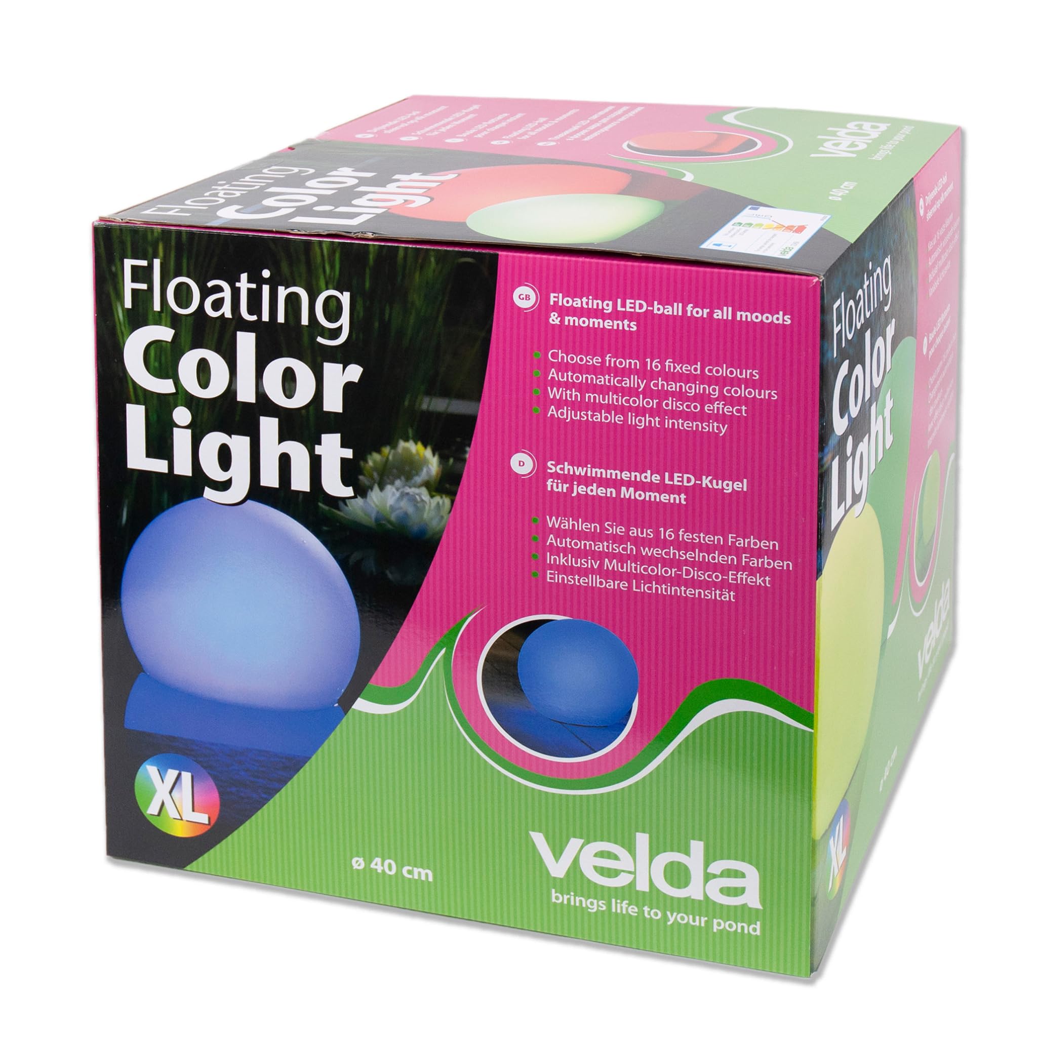 velda-garden-colour-light-led-kugel-30-cm-schwimmend-16-farben-mit-fernbedienung image 3
