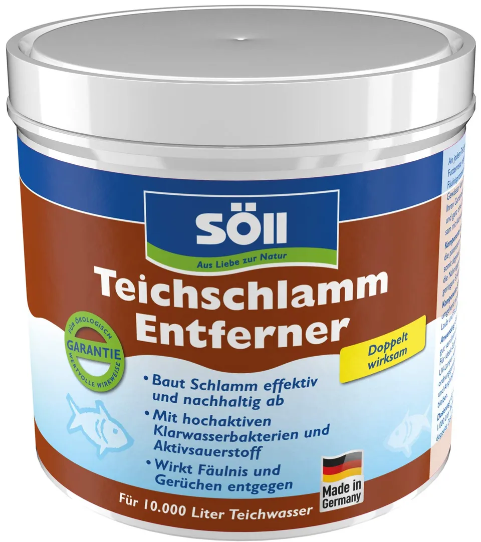 s-ll-teichschlammentferner-500-g-biologischer-teichreiniger-f-r-10-000-liter image 1