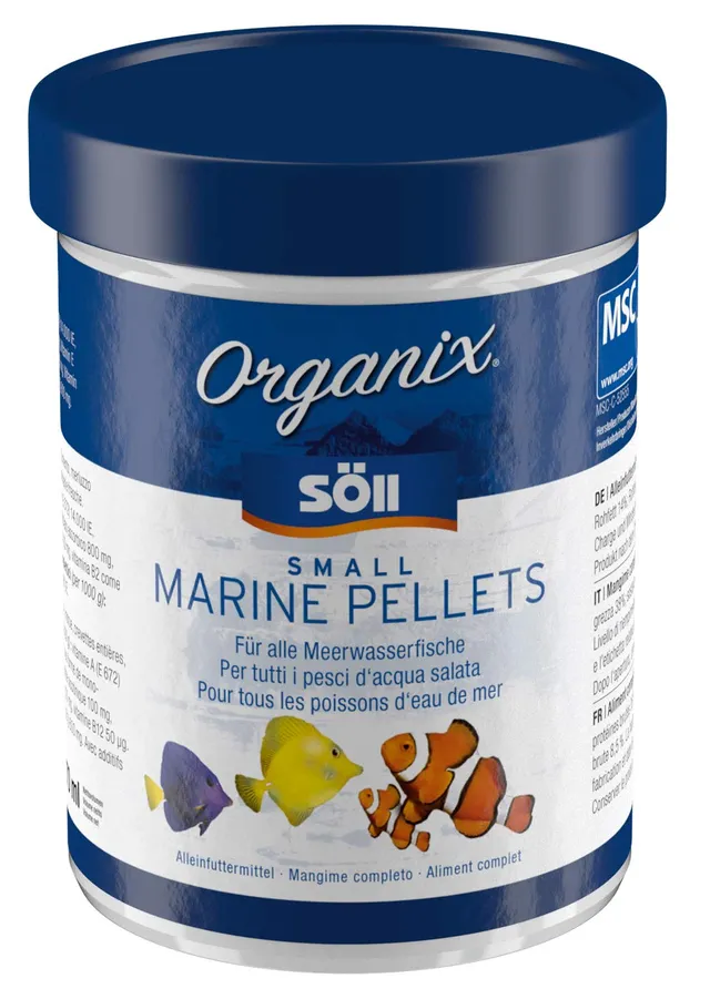 s-ll-81928-organix-small-marine-pellets-490-ml-meerwasserfischfutter image 1