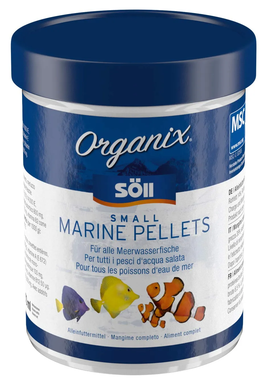 s-ll-81928-organix-small-marine-pellets-490-ml-meerwasserfischfutter image 1