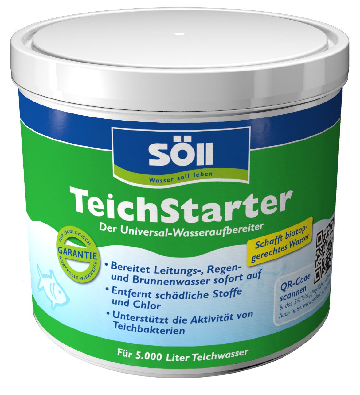 s-ll-12080-teichstarter-wasseraufbereiter-500-g-f-r-5000-liter image 1