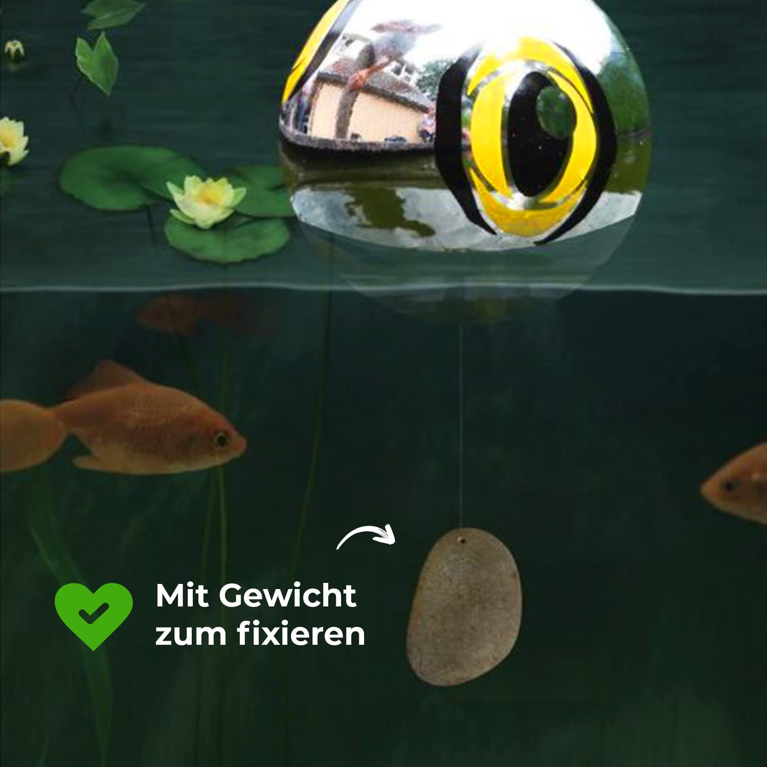 velda-heron-stop-reflector-15-cm-schwimmende-reiher-abwehrkugel image 5