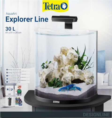 tetra-explorer-line-30-l-aquarium-komplett-set-schwarz-half-moon image 6