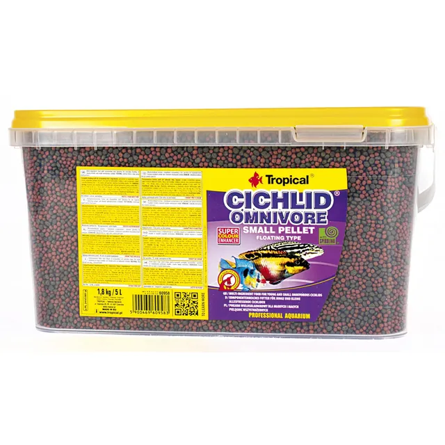 tropical-cichlid-omnivore-small-pellet-cichliden-granulat-2-2-l image 1