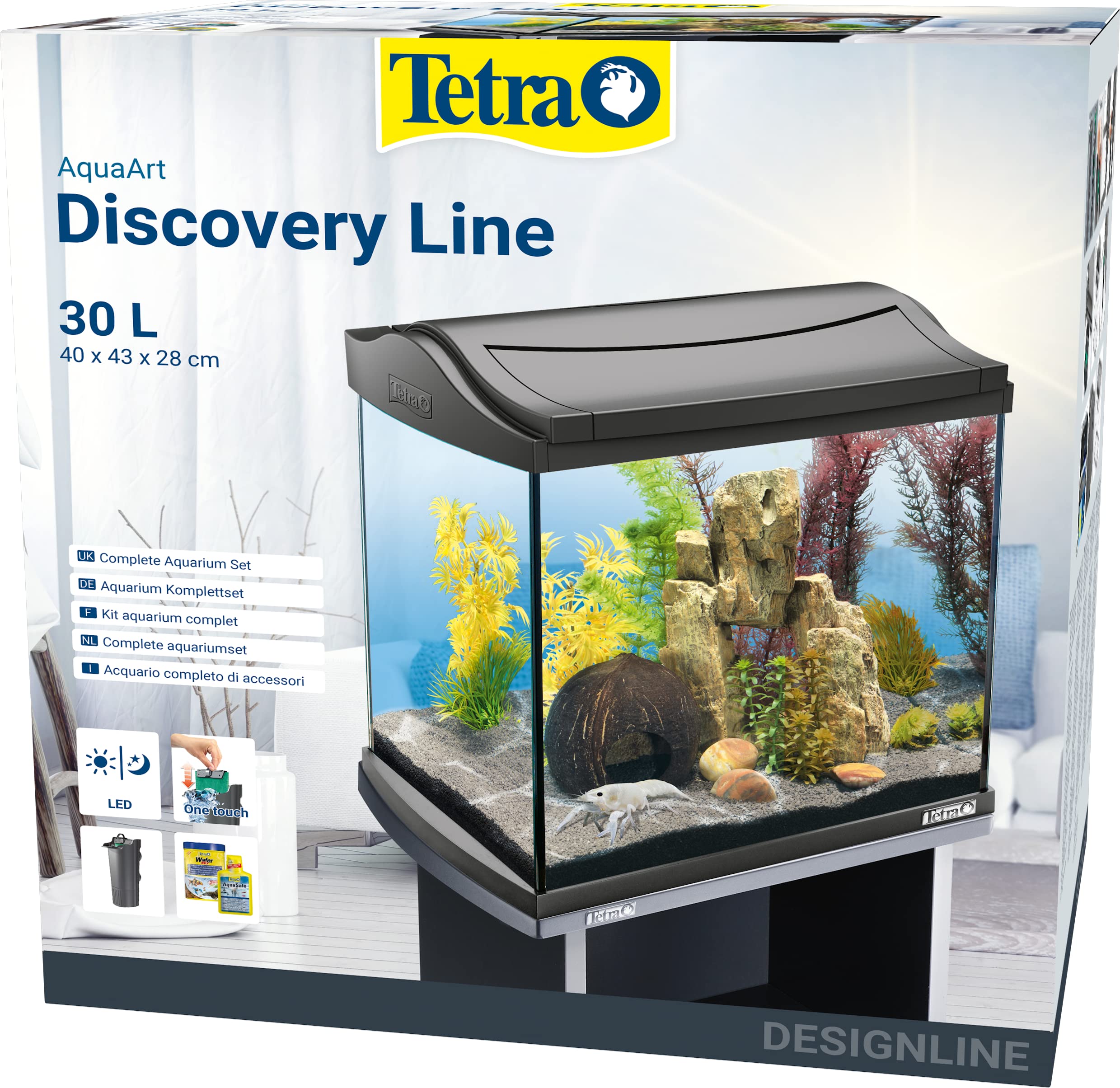 tetra-aquaart-led-aquarium-komplett-set-30-liter-anthrazit image 2