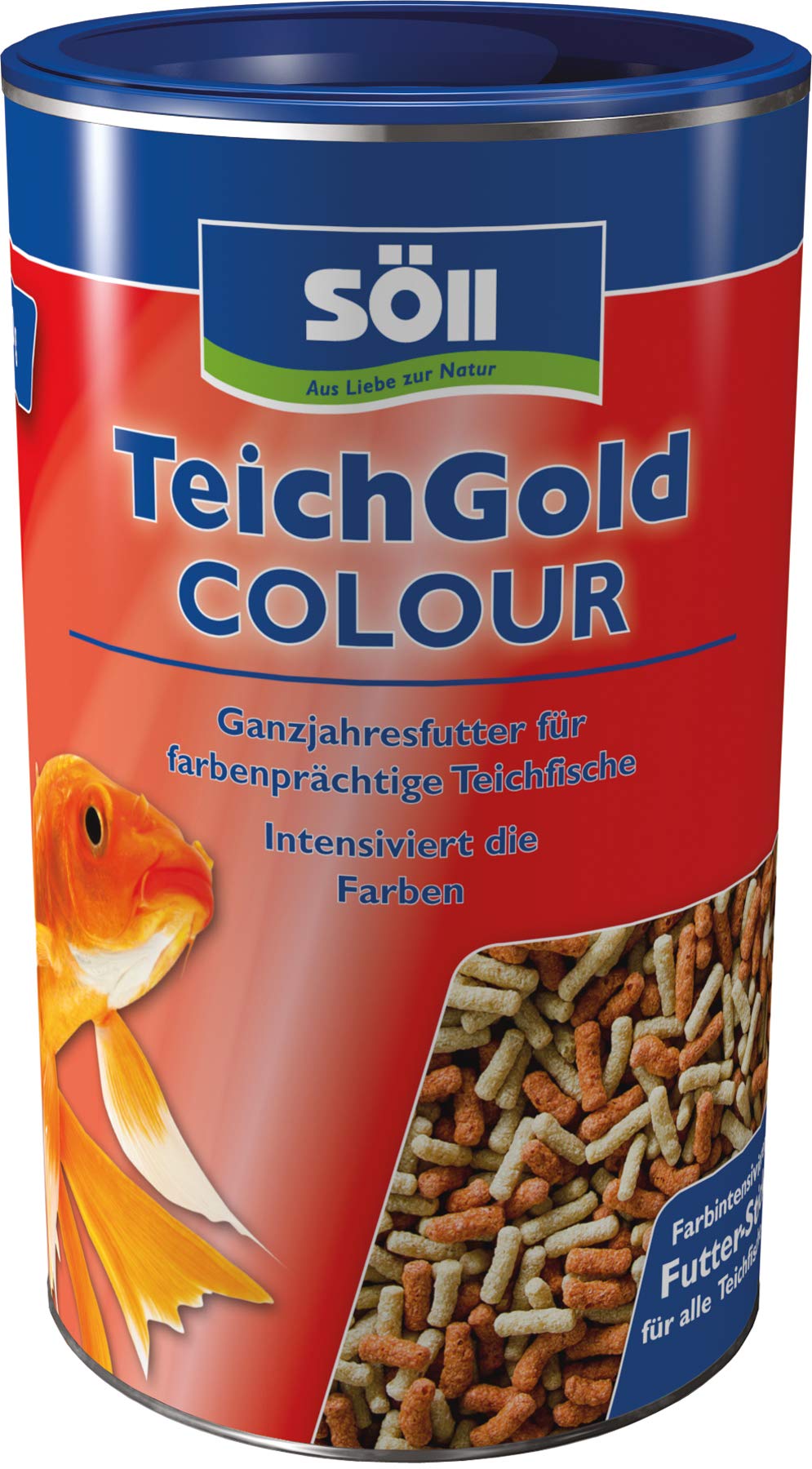 s-ll-teich-gold-colour-sticks-hauptfutter-3-liter-f-r-teichfische image 2