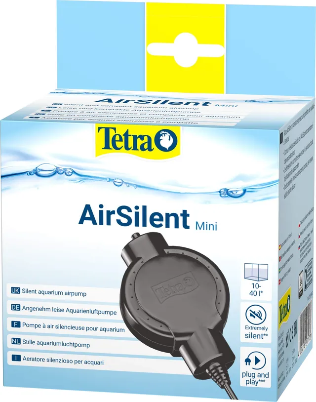 tetra-airsilent-mini-aquarium-luftpumpe-10-40-l-komplettset-schwarz image 1