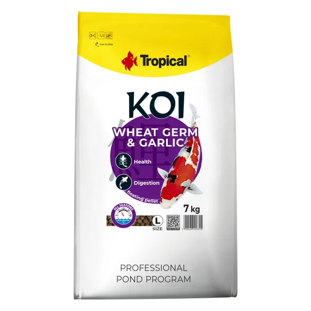 tropical-koi-wheat-germ-garlic-pellet-size-l-koi-teichfutter-8-30-c-7-kg image 1
