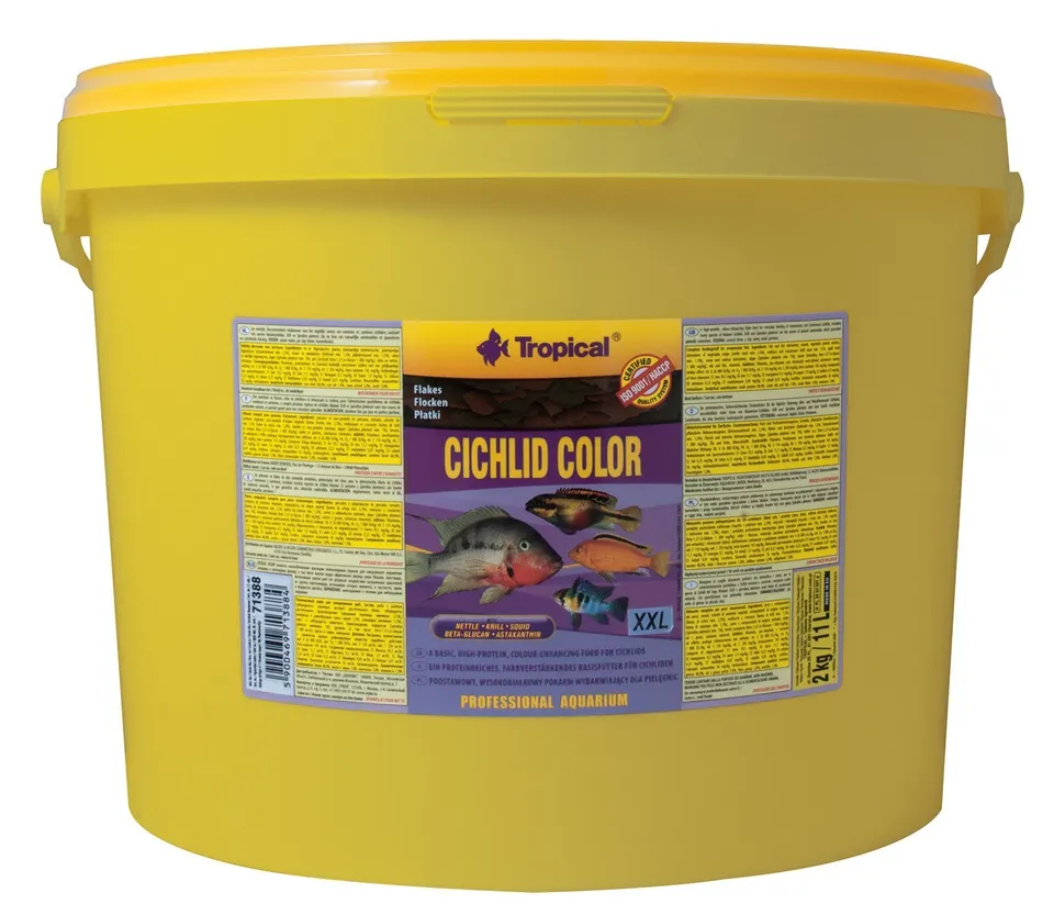 tropical-cichlid-color-flakes-farb-flockenfutter-mit-beta-glucan-11-l image 1