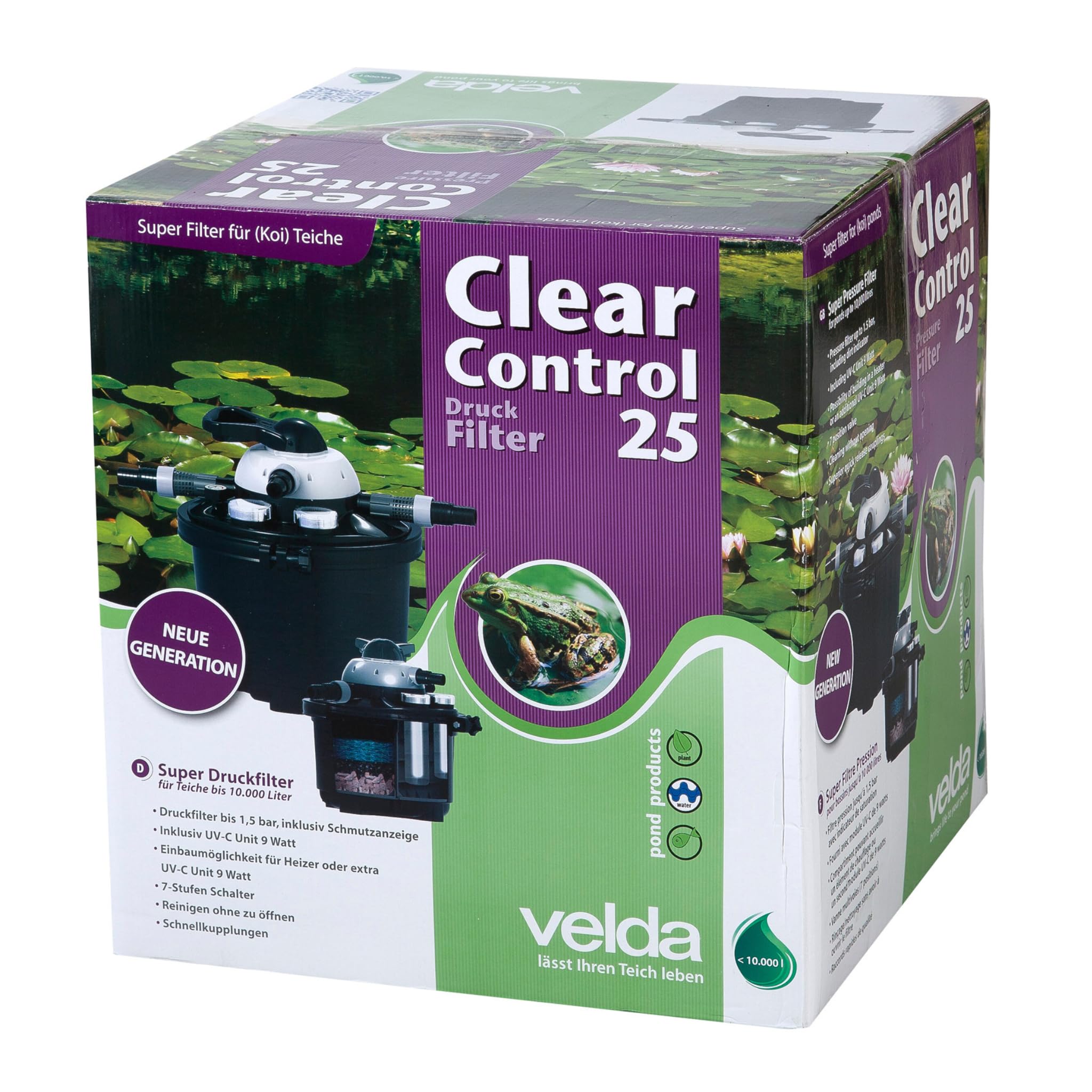 velda-clear-control-75-druckfilter-uv-c-36-watt image 2