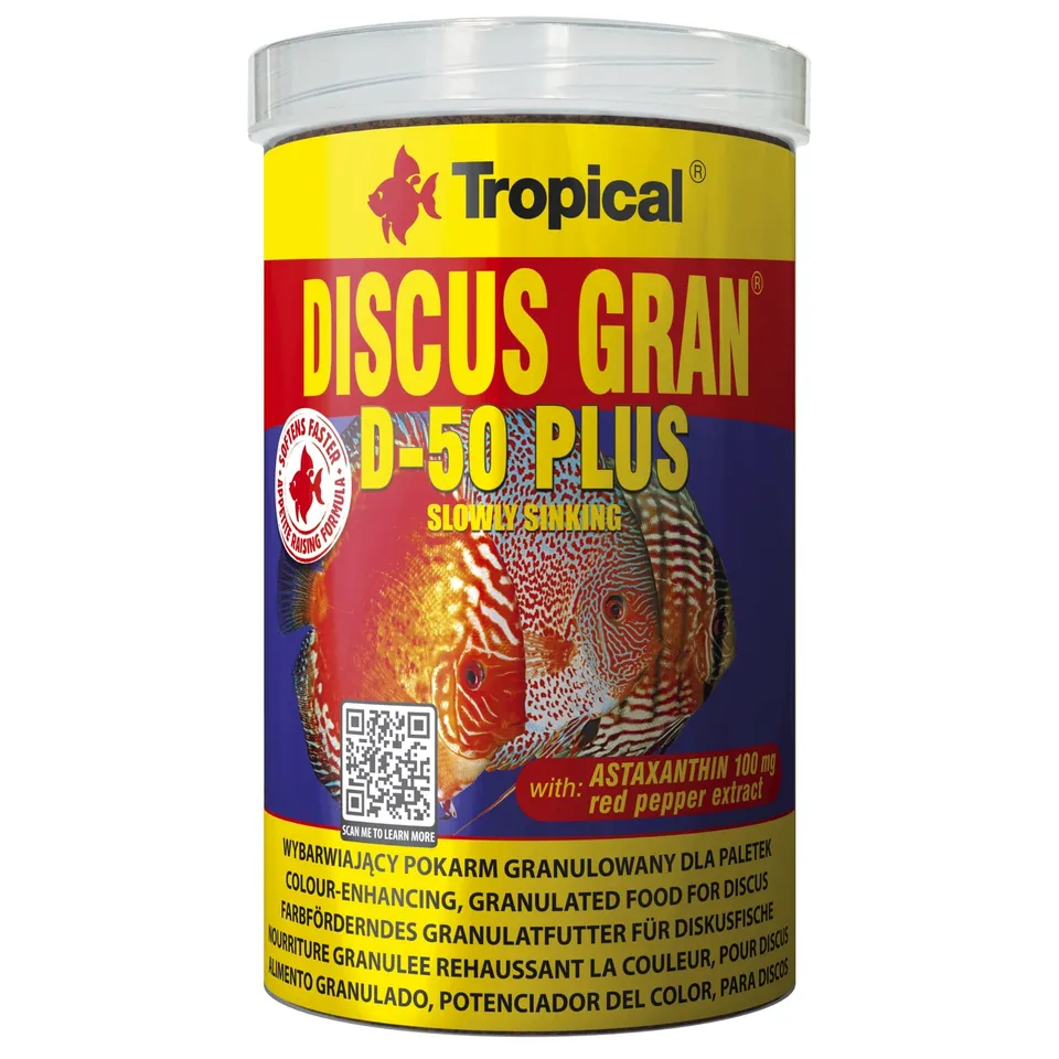 tropical-discus-gran-d-50-plus-diskusfutter-granulat-1-l-dose image 1