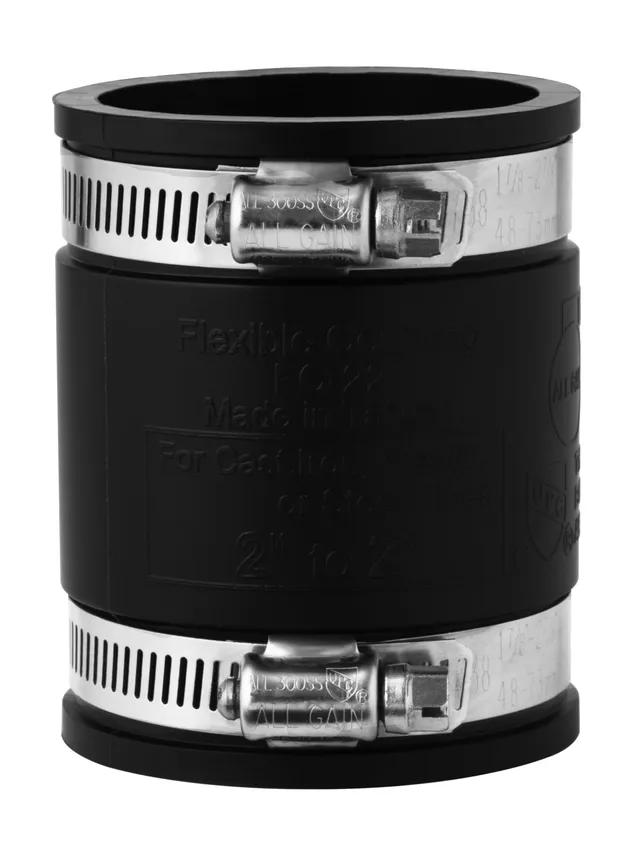 aquaforte-pvc-elastomer-flexible-muffe-110-mm-klemmbereich-110-100-mm image 1